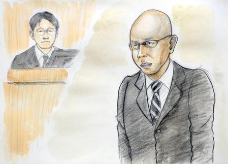 “号泣元県議”野々村被告、まるで別人　スキンヘッドに加え全身巨大化：コメント1