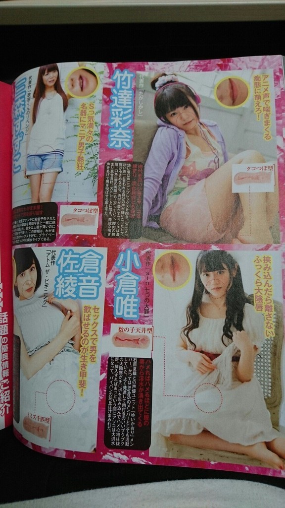 人気女性声優のおまんこの形と締り具合一覧表！：コメント4