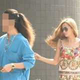 金髪＆ショートパンツが眩しい…！沢尻エリカ「自宅マンションに通うロン毛イケメンと」車中デート写真