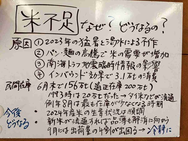 国民・玉木代表“令和の米騒動”を農水省&集荷団体にヒアリング 原因や今後を解説:コメント2